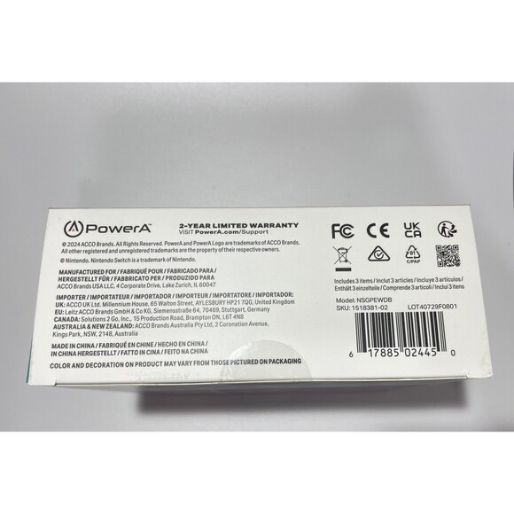 Nintendo Switch Power A Wired Controller Super Mario Red Toad Star Brand New - Picture 6 of 7